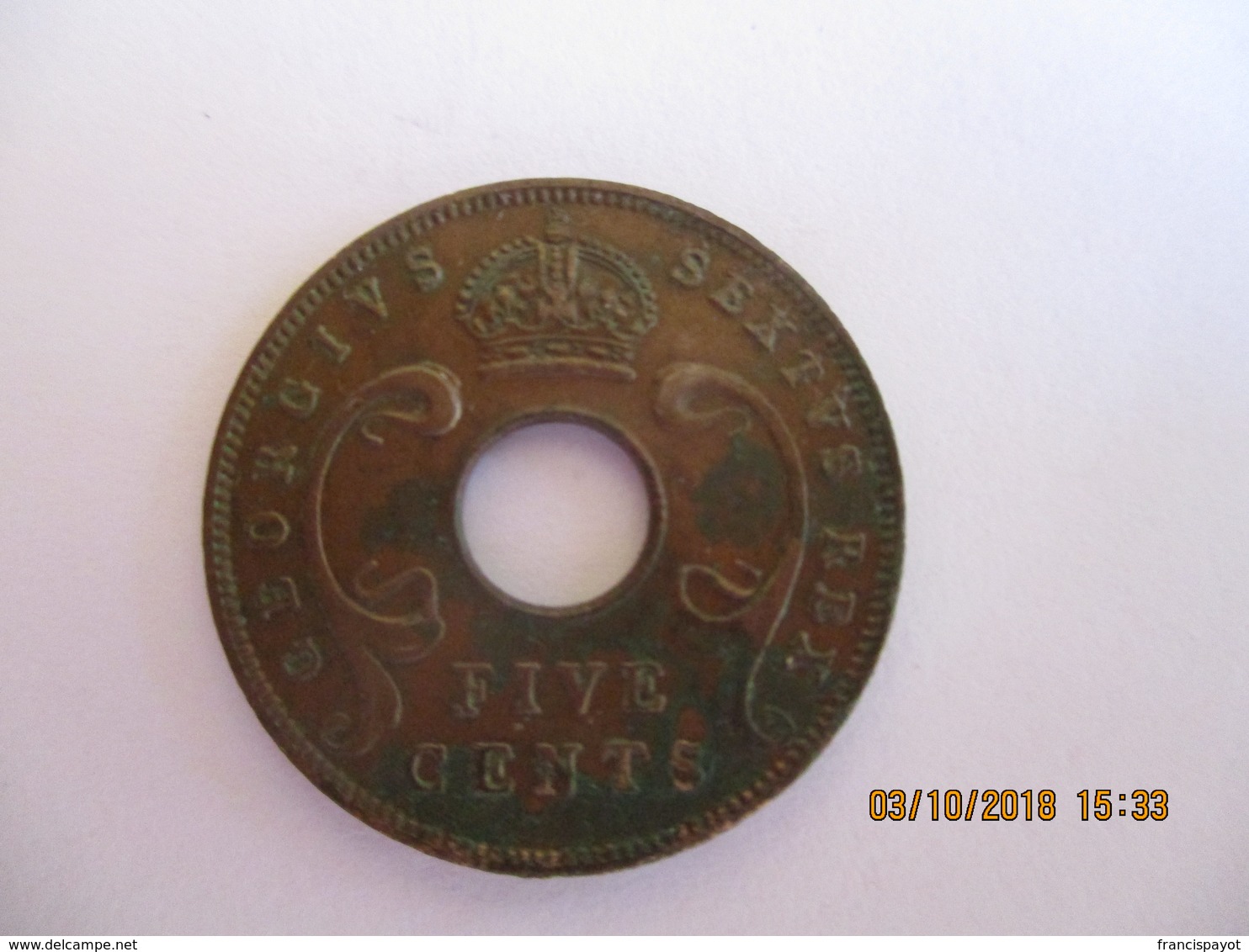 British East Africa: 5 Cents 1952 - Colonie Britannique