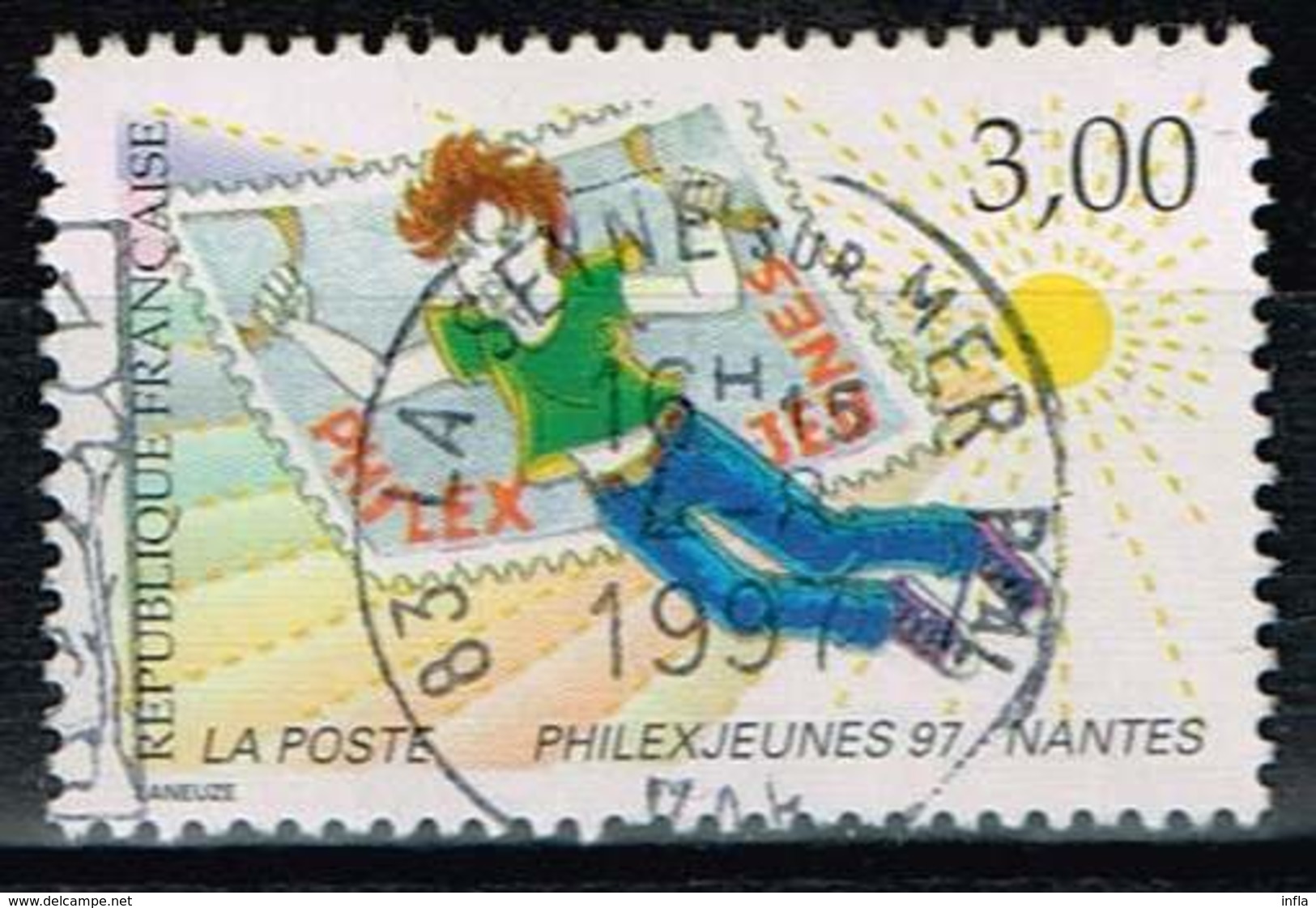 Frankreich 1997, Michel# 3202 O Nantes - PhilexJeunes - Gebraucht