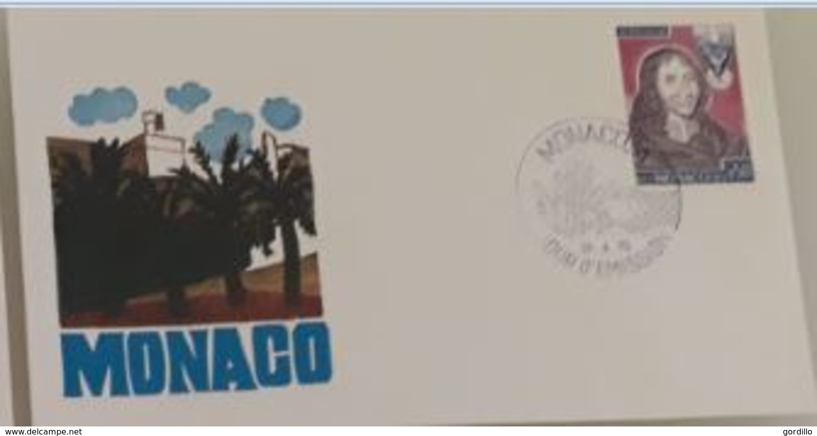 FDC MONACO 1973 CELEBRITE BLAISE PASCAL YT N° 924 - FDC