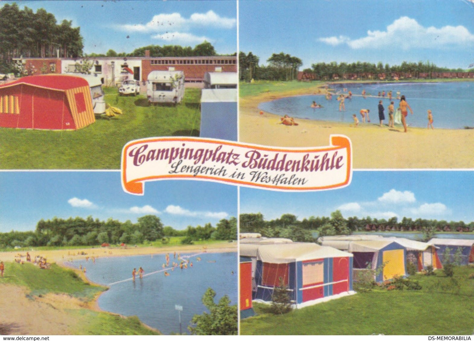 Lengerich - Campingplatz Buddenkuhle , Camping 1976 - Steinfurt