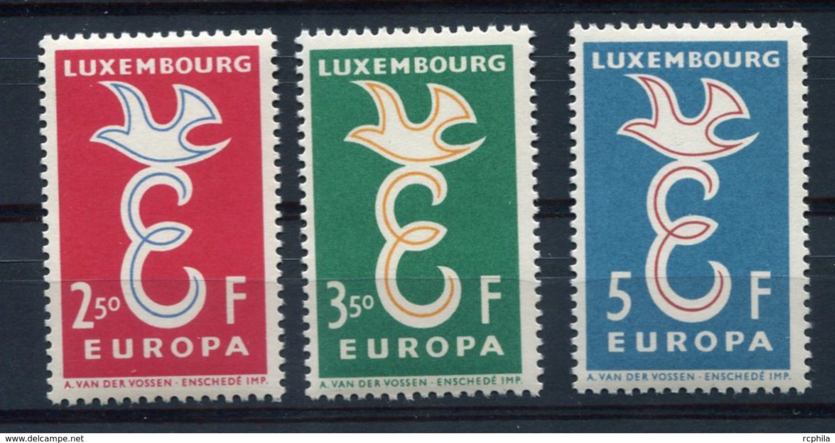 RC 10137 LUXEMBOURG EUROPA N° 548 / 550 EMIS EN 1958 NEUF ** MNH TB - 1958