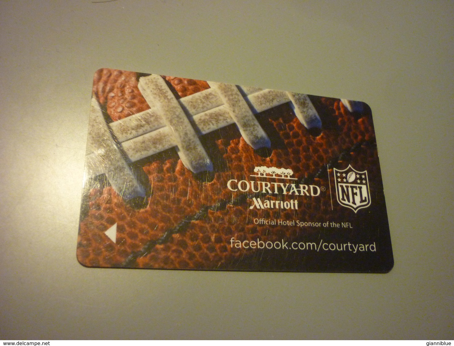 U.S.A. Marriott Courtyard Hotel Room Key Card (NFL American Football) - Cartes D'hotel