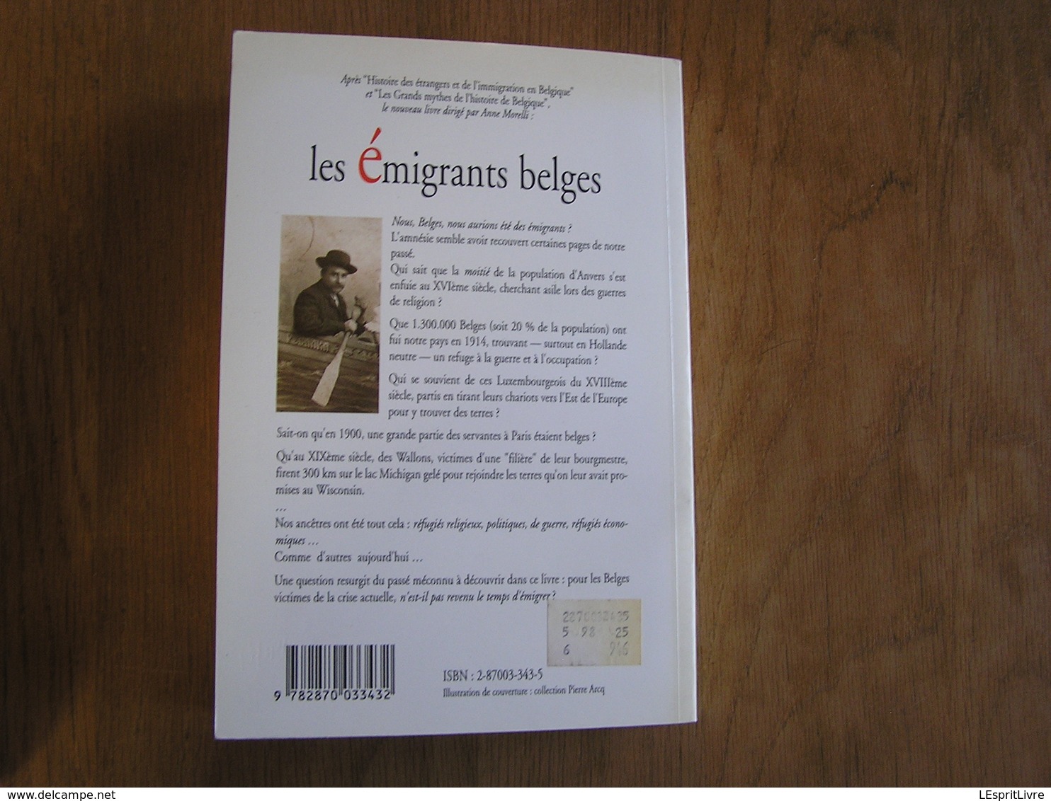 LES EMIGRANTS BELGES Régionalisme Brabant Luxembourg Emigration Belgique Wisconsin Congo Russie Pays Bas France  Exode