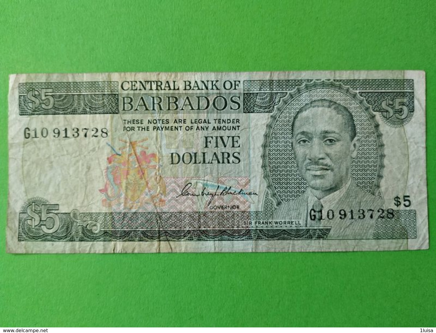 5 Dollari - Barbados (Barbuda)