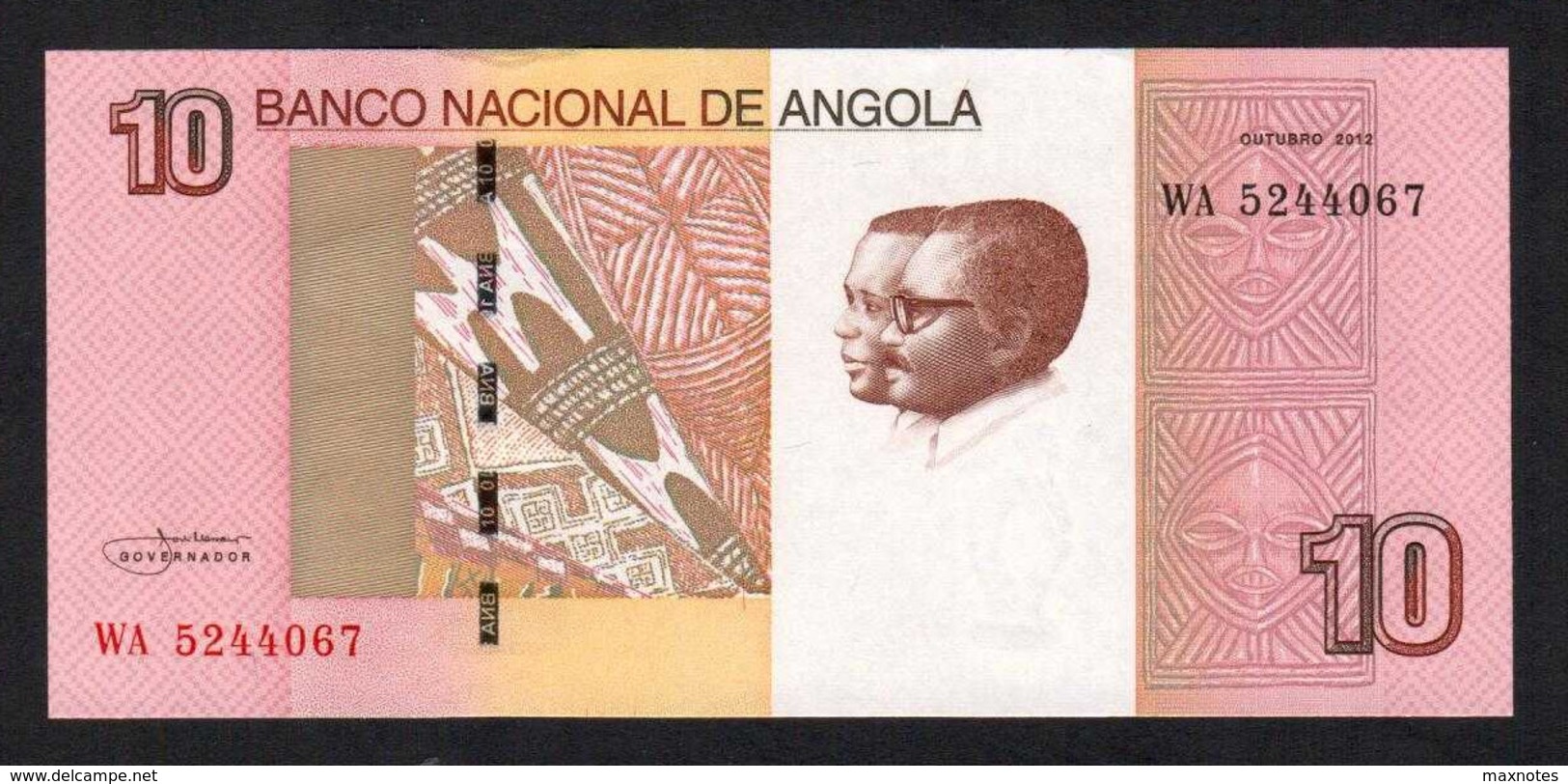 ANGOLA : 10 Kwanzas - 2012 - UNC - Angola