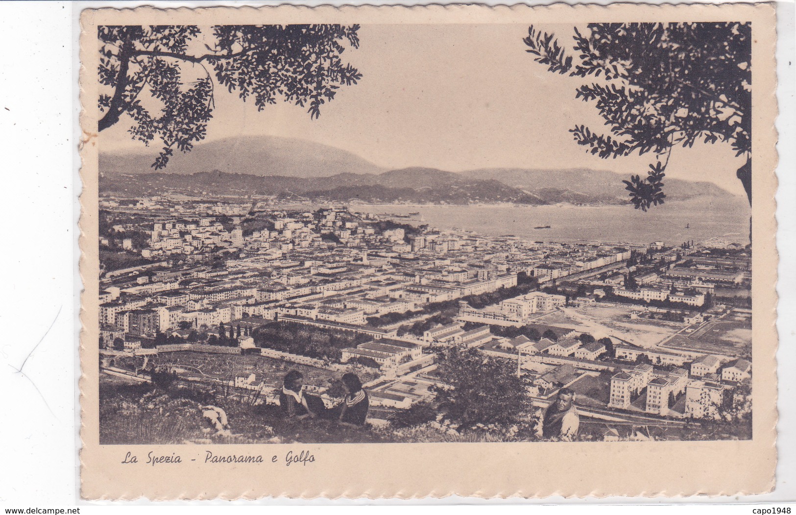 CARD LA SPEZIA  PANORAMA E GOLFO  -FG-V-2-  0882-28358 - La Spezia