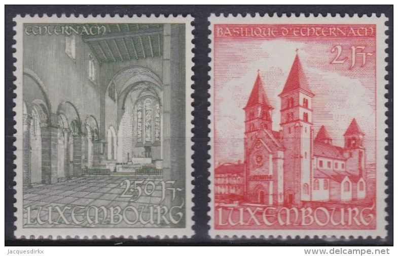 Luxembourg   .     Yvert  .    473/474     .      **       .    Postfris     .    /    .  Neuf SANS Charniere - Neufs