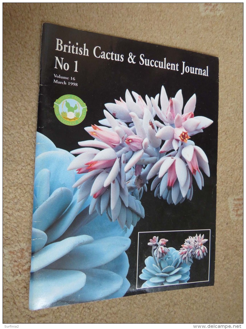 BRITISH CACTUS AND SUCCULENT JOURNAL Vol 18 Mar, Jun, Sep, Dec 2000 (All 4) - Natuur