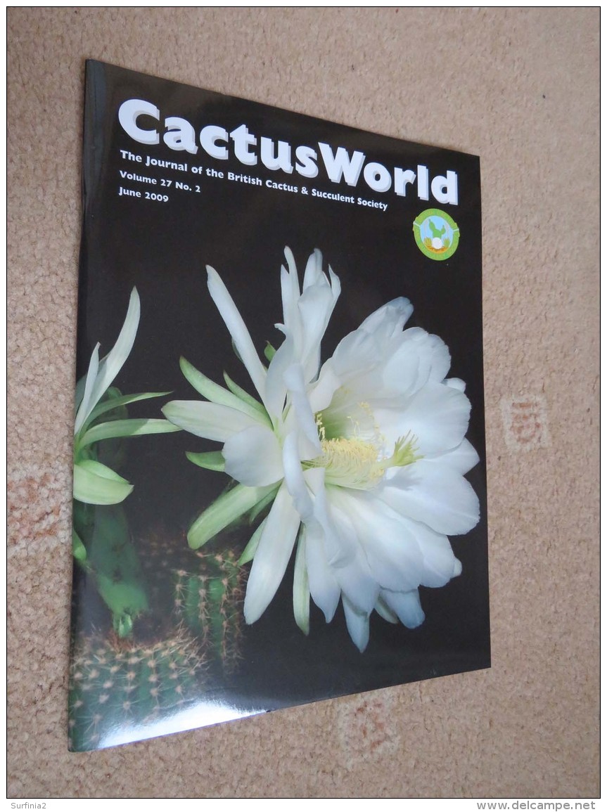 BRITISH CACTUS AND SUCCULENT JOURNAL Vol 27 Mar, Jun, Sep, Dec 2009 (All 4) - Nature/ Outdoors