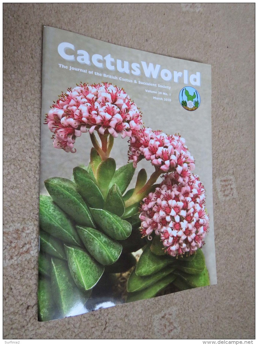 BRITISH CACTUS AND SUCCULENT JOURNAL Vol 28 Mar, Jun, Sep, Dec 2010 (All 4) - Nature/ Outdoors