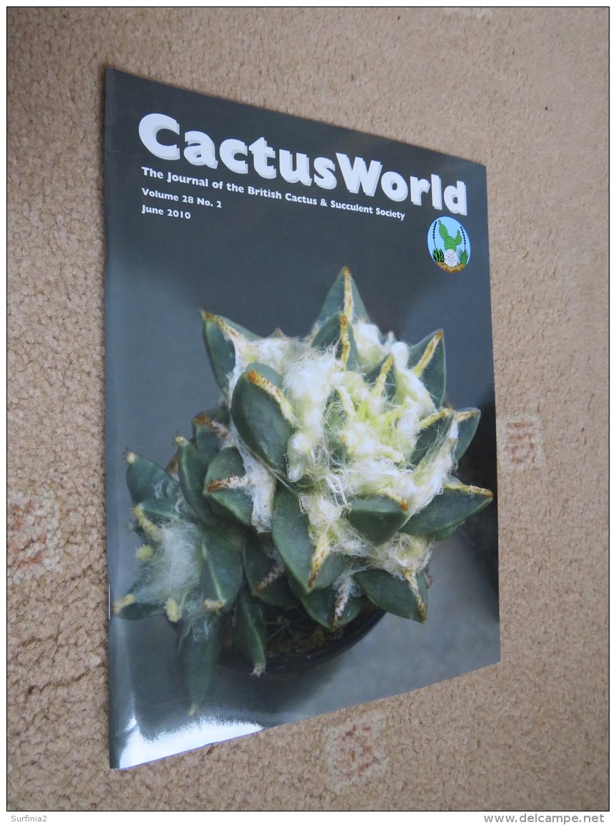 BRITISH CACTUS AND SUCCULENT JOURNAL Vol 28 Mar, Jun, Sep, Dec 2010 (All 4) - Nature/ Outdoors