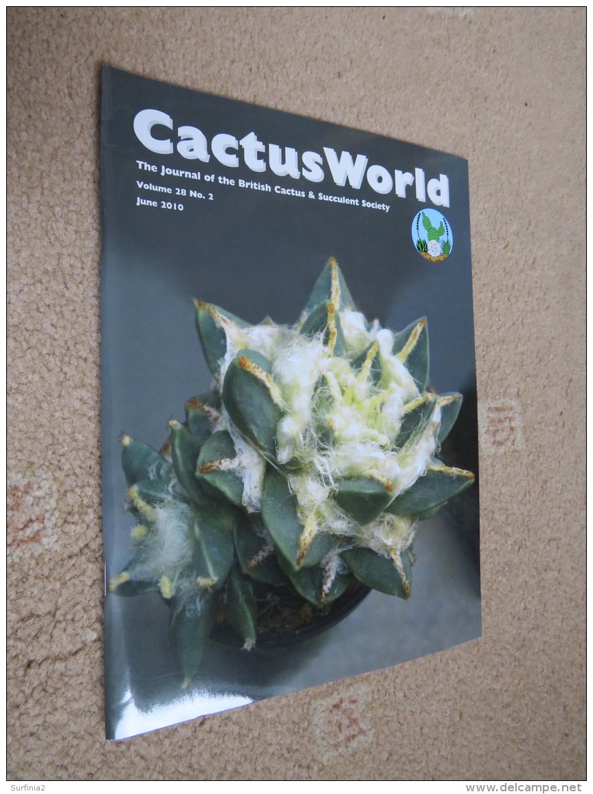 BRITISH CACTUS AND SUCCULENT JOURNAL Vol 28 Mar, Jun, Sep, Dec 2010 (All 4) - Im Freien