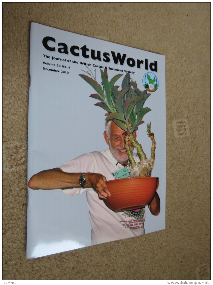 BRITISH CACTUS AND SUCCULENT JOURNAL Vol 28 Mar, Jun, Sep, Dec 2010 (All 4) - Nautra