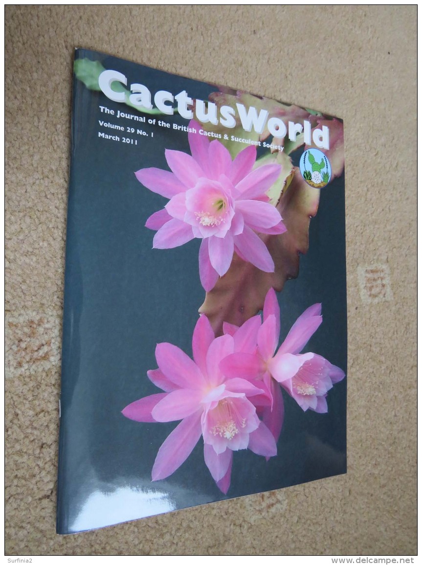 BRITISH CACTUS AND SUCCULENT JOURNAL Vol 29 Mar, Jun, Sep, Dec 2011 (All 4) - Nature/ Outdoors