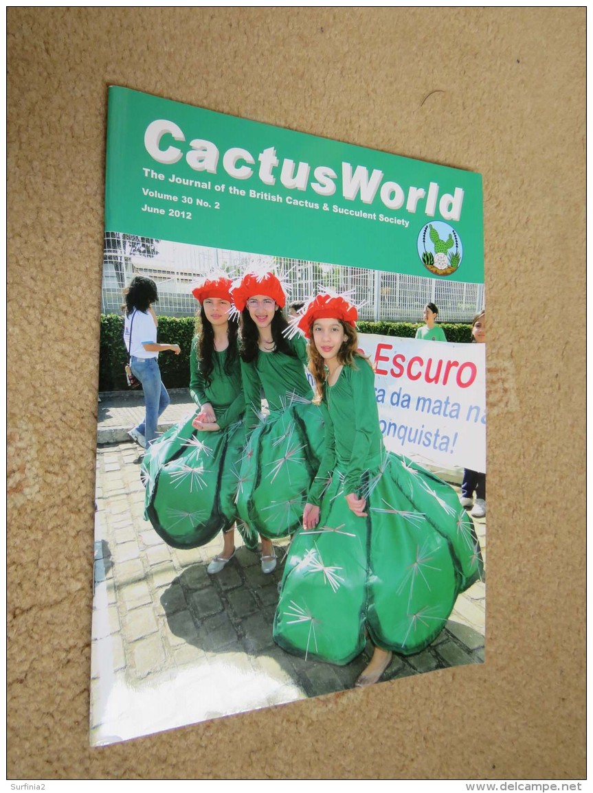 BRITISH CACTUS AND SUCCULENT JOURNAL Vol 30 Mar, Jun, Sep, Dec 2012 (All 4) - Nautra