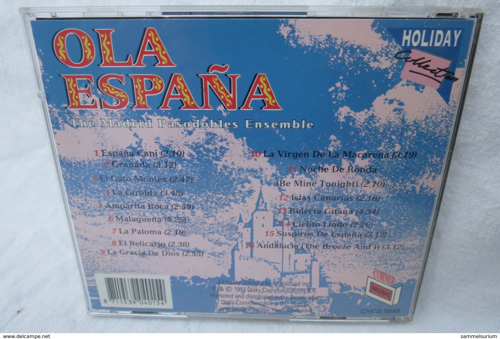 CD "The Madrid Pasodobles Ensemble" Ola Espana - Autres - Musique Espagnole