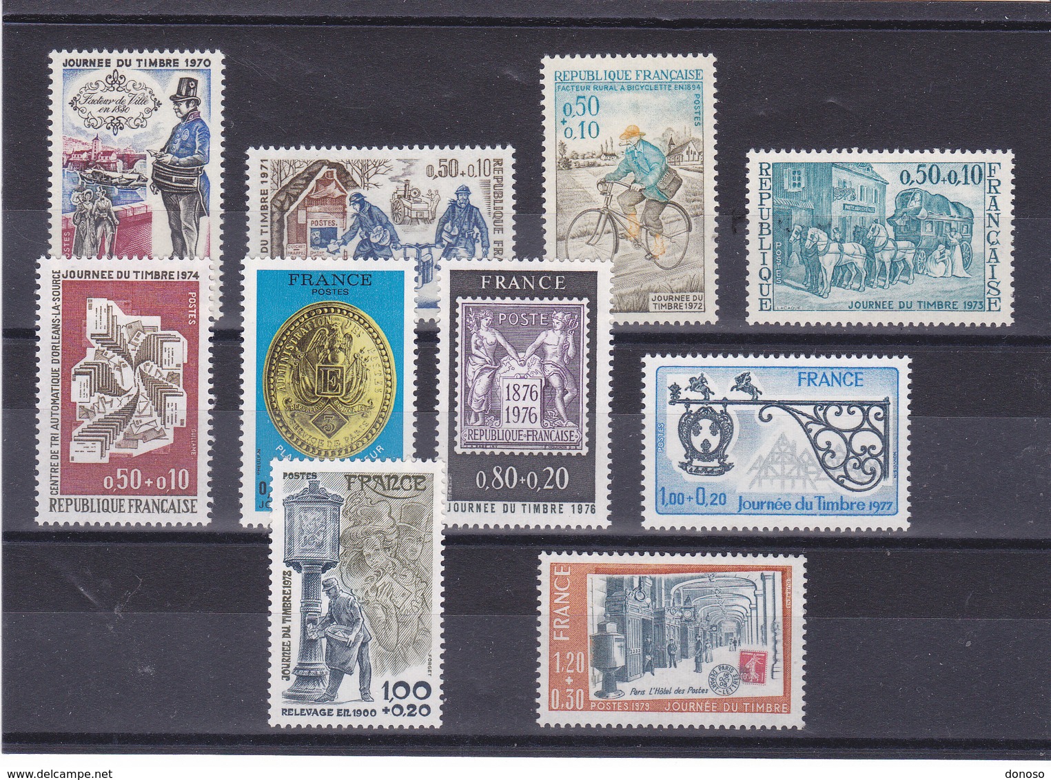 FRANCE 1970-1979  JOURNEE DU TIMBRE NEUF** MNH Cote : 6,60 Euros - Neufs