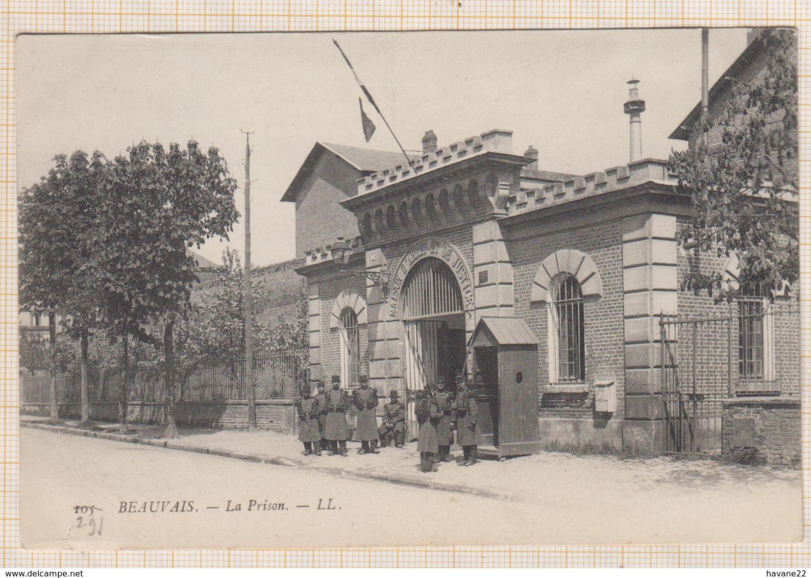 8AK3194  BEAUVAIS LA PRISON 2 SCANS - Beauvais