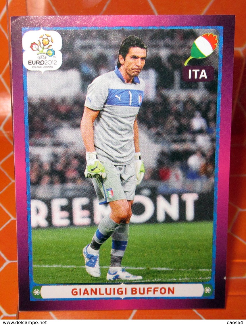 EURO2012 PANINI N. 336  BUFFON  STICKER NEW CON VELINA - Edizione Italiana