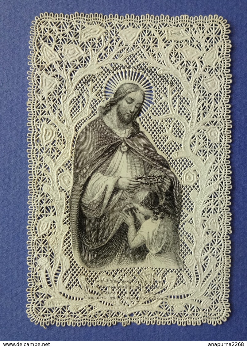 IMAGE PIEUSE  CANIVET   ED : BOUASSE LEBEL  JESUS COURONNE D'EPINES - Images Religieuses