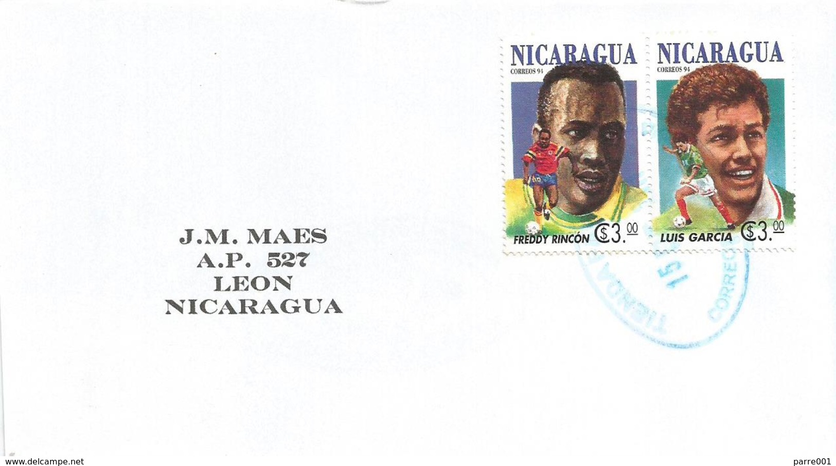 Nicaragua 2011 Tienda World Cup Football USA Players Cover - 1994 – Estados Unidos