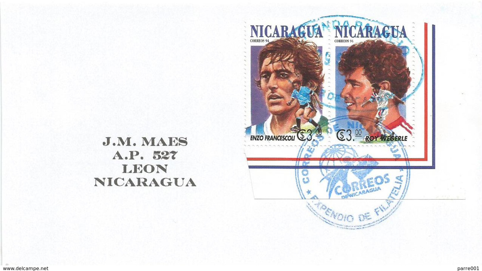 Nicaragua 2010 Tienda World Cup Football USA Players Cover - 1994 – USA