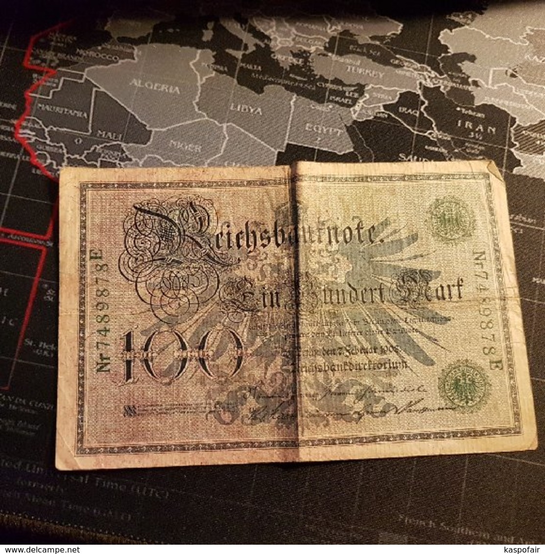 ALLEMAGNE - Reichbanknote - 100 Mark - 07.02.1908 - 100 Mark