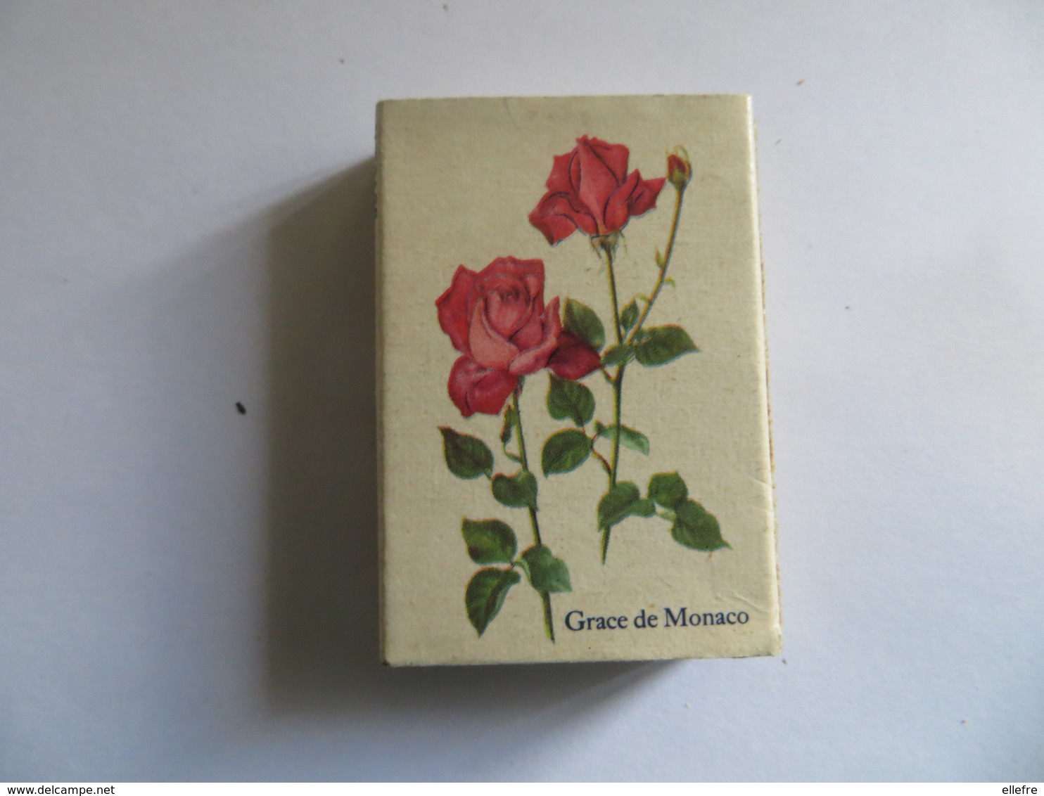 Boite D’allumette Fleur Rosier Grace De Monaco Rosier Francis Meilland - Boites D'allumettes