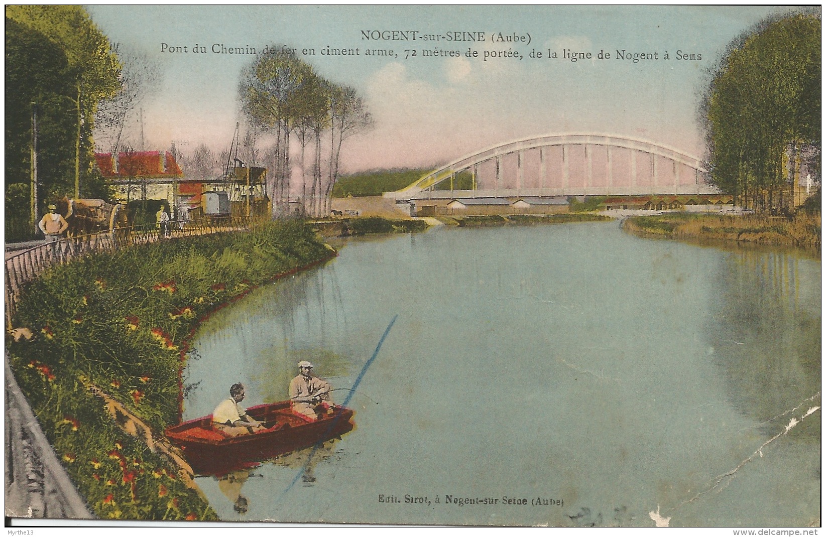 10 Nogent Sur Seine  Pont De Chemin De Fer  Ligne Nogent à Sens - Nogent-sur-Seine