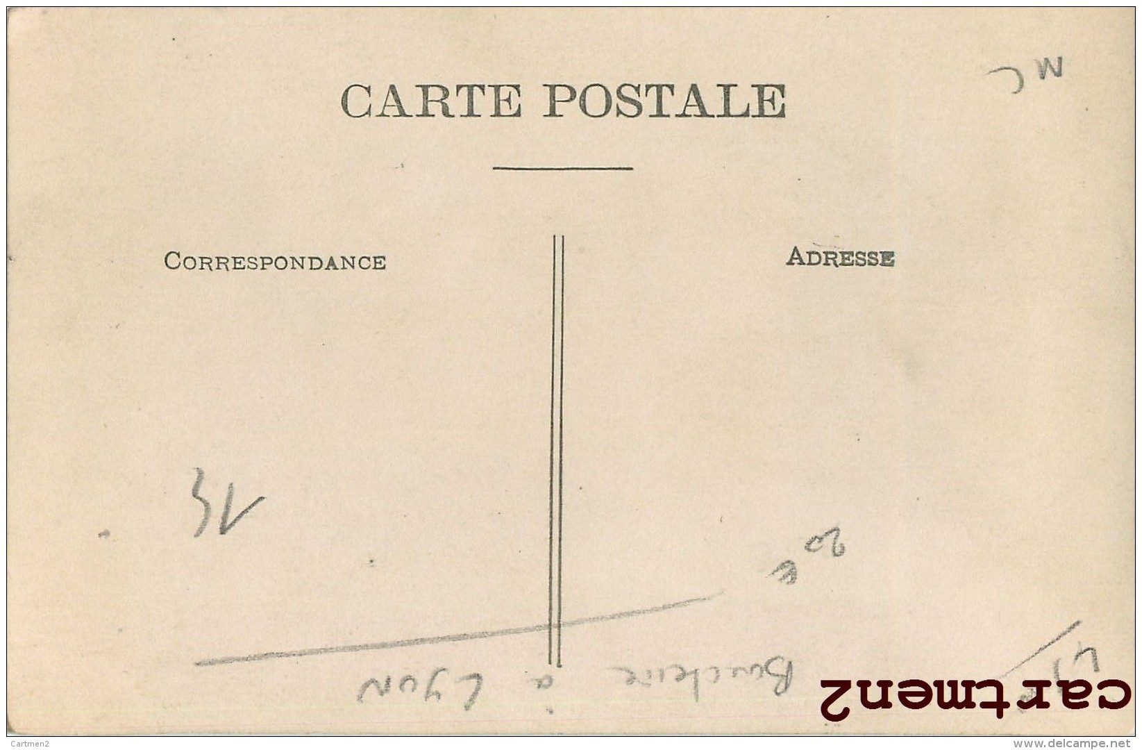 CARTE PHOTO : LYON OU PARIS BOUCHERIE GARNIER A LOCALISER DEVANTURE BOUCHER COMMERCE - Other & Unclassified