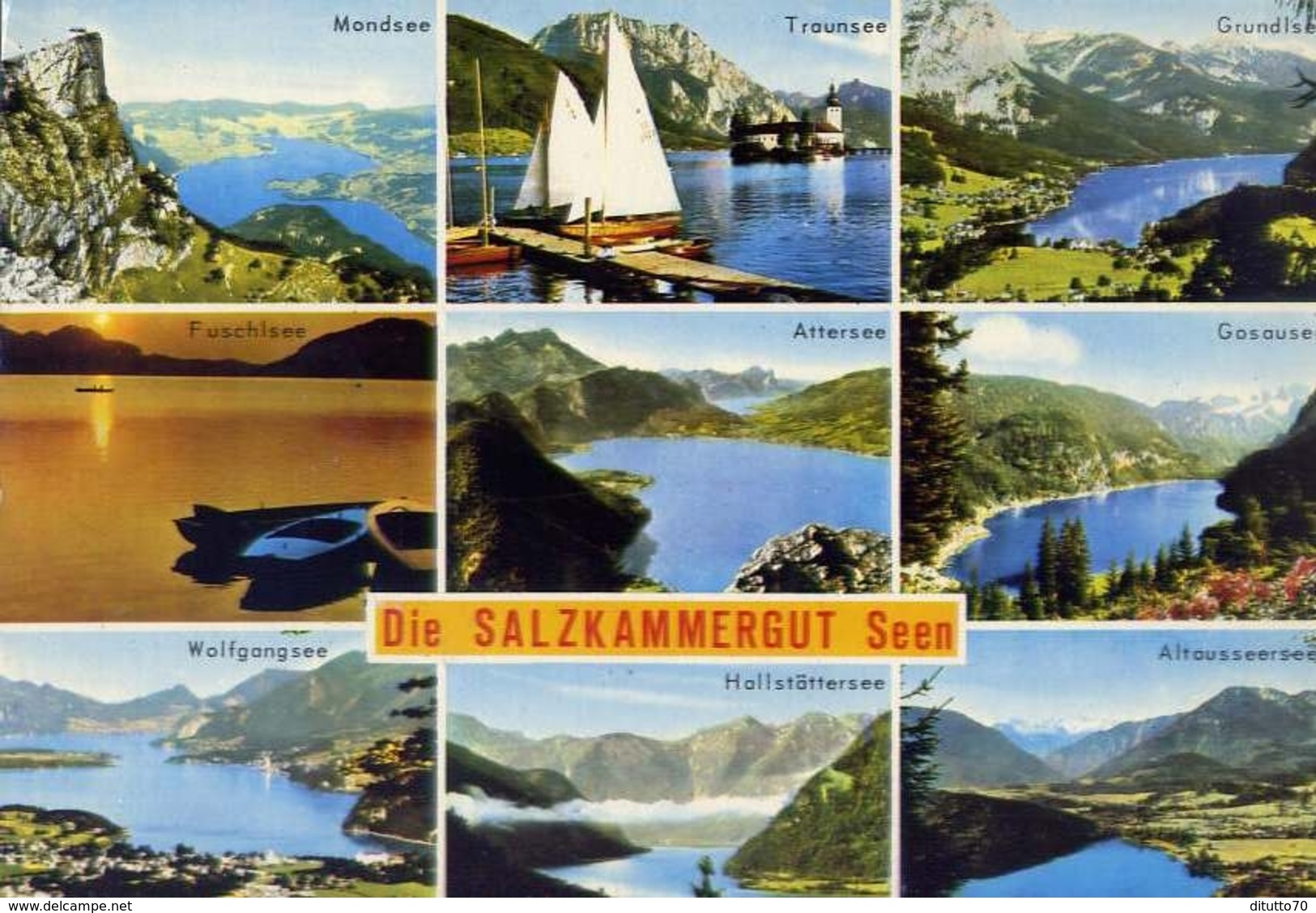 Die Salzkammergut  Seen - Formato Grande Viaggiata – E 7 - Altri & Non Classificati