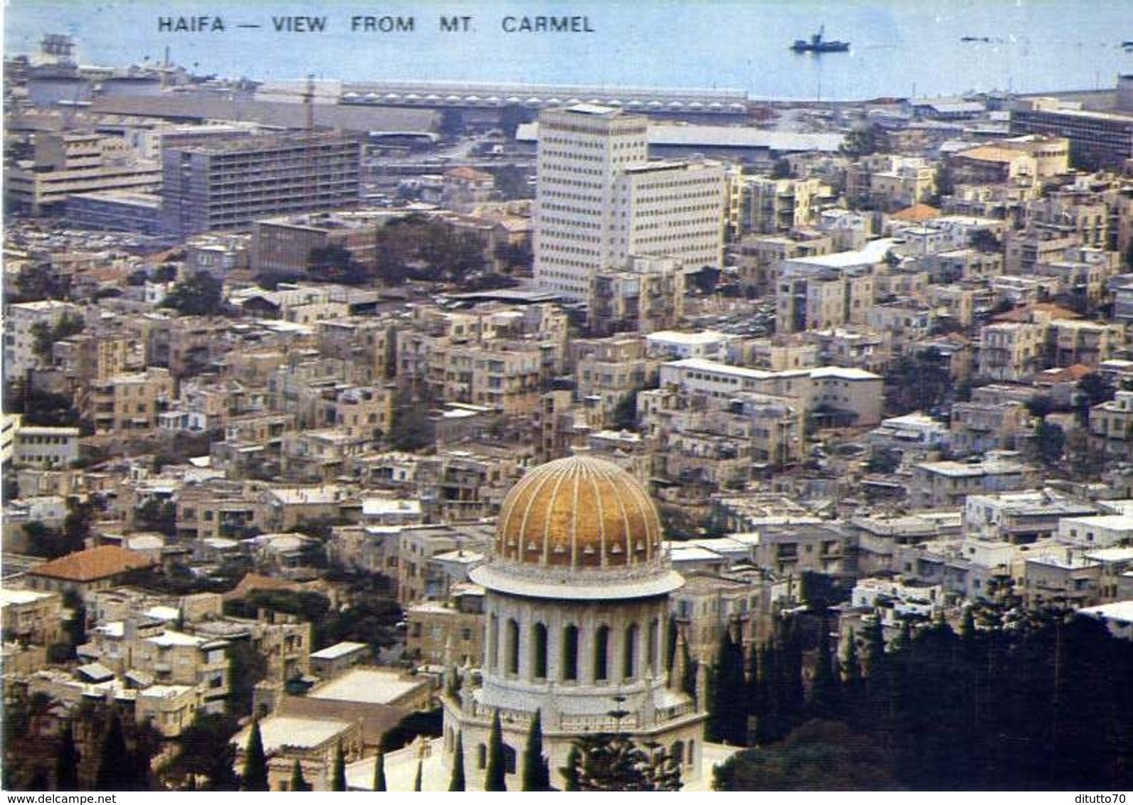 Haifa - View From Mt Carmel - Formato Grande Non Viaggiata – E 7 - Altri & Non Classificati