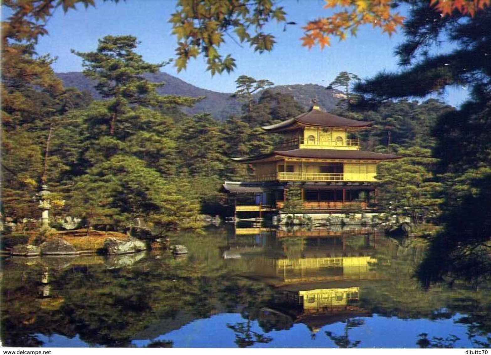 Kinkakuji Temple - Golden Pavilion - Kyoto - Formato Grande Viaggiata – E 7 - Mondo