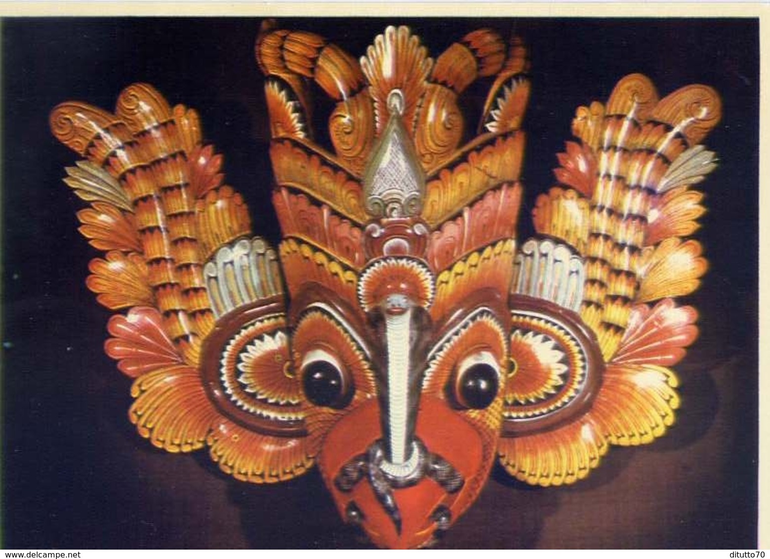 Mask - Garuda Raksha - Sri Lanca - Formato Grande Non Viaggiata – E 7 - Mondo