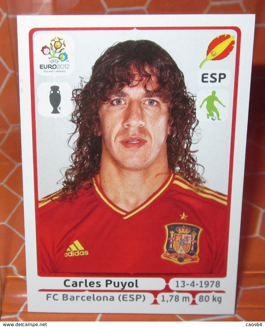 EURO2012 PANINI N. 289 PUYOL  STICKER NEW CON VELINA - Edizione Italiana