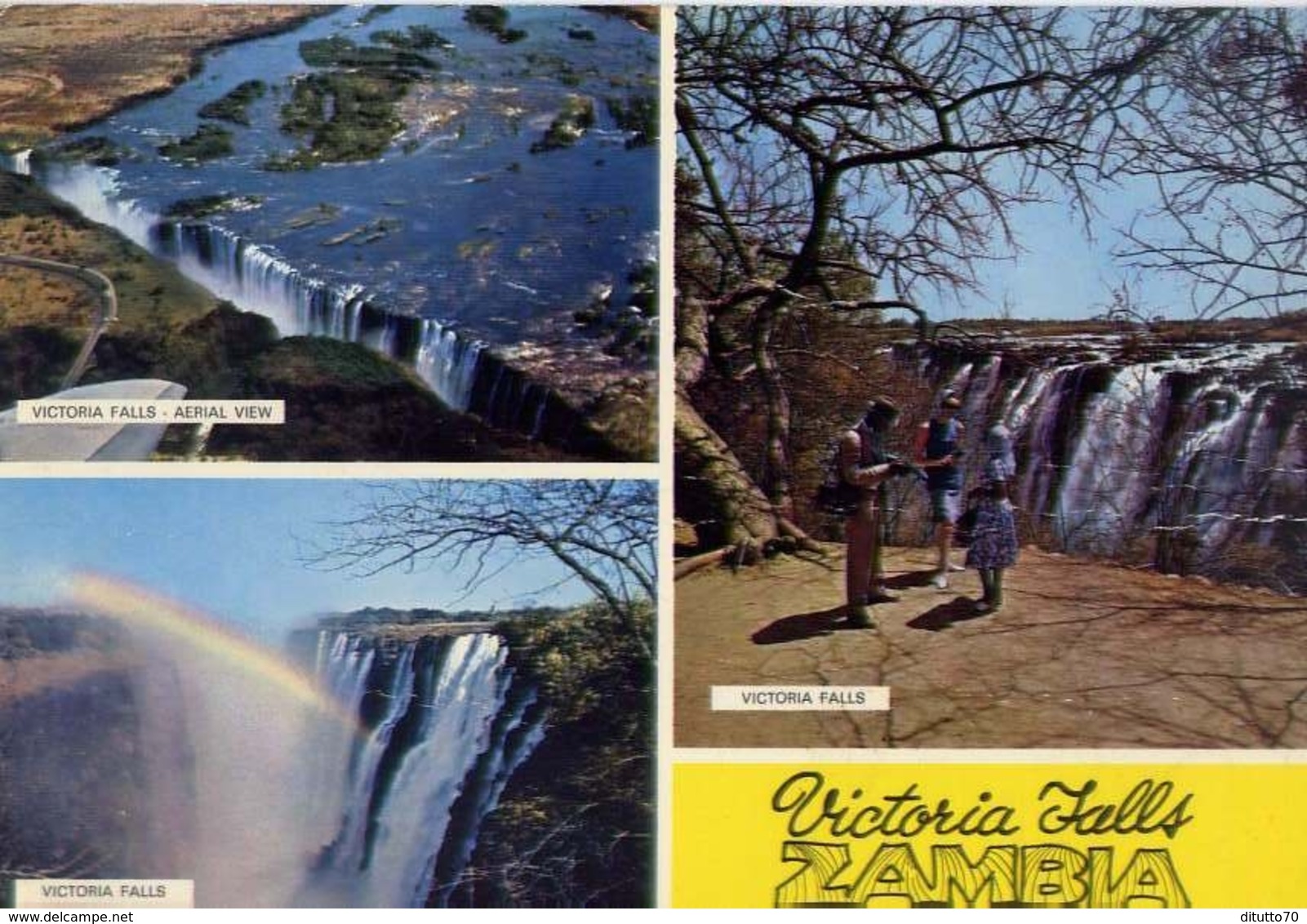 Victoria Falls - Zambia - Formato Grande Viaggiata – E 7 - Mondo