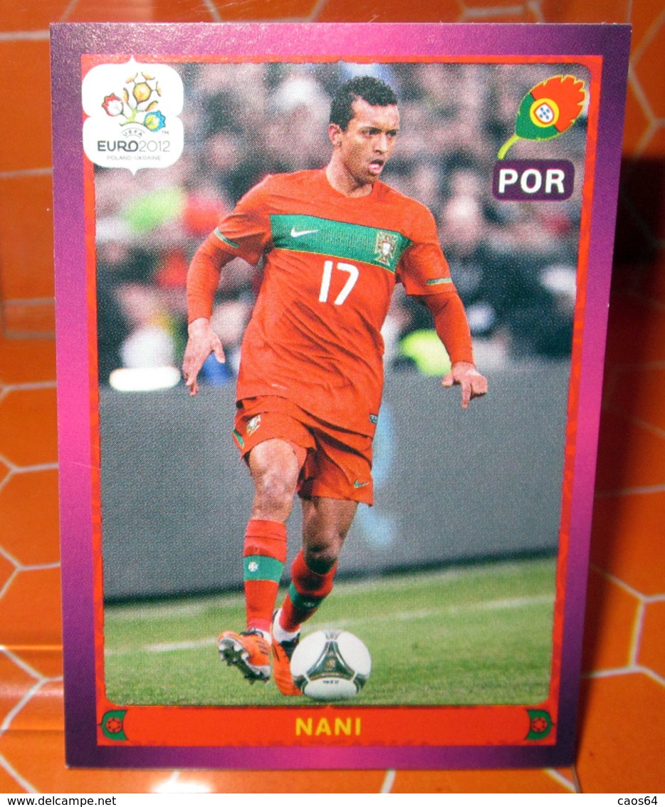 EURO2012 PANINI N. 279  NANI  STICKER NEW CON VELINA - Edizione Italiana