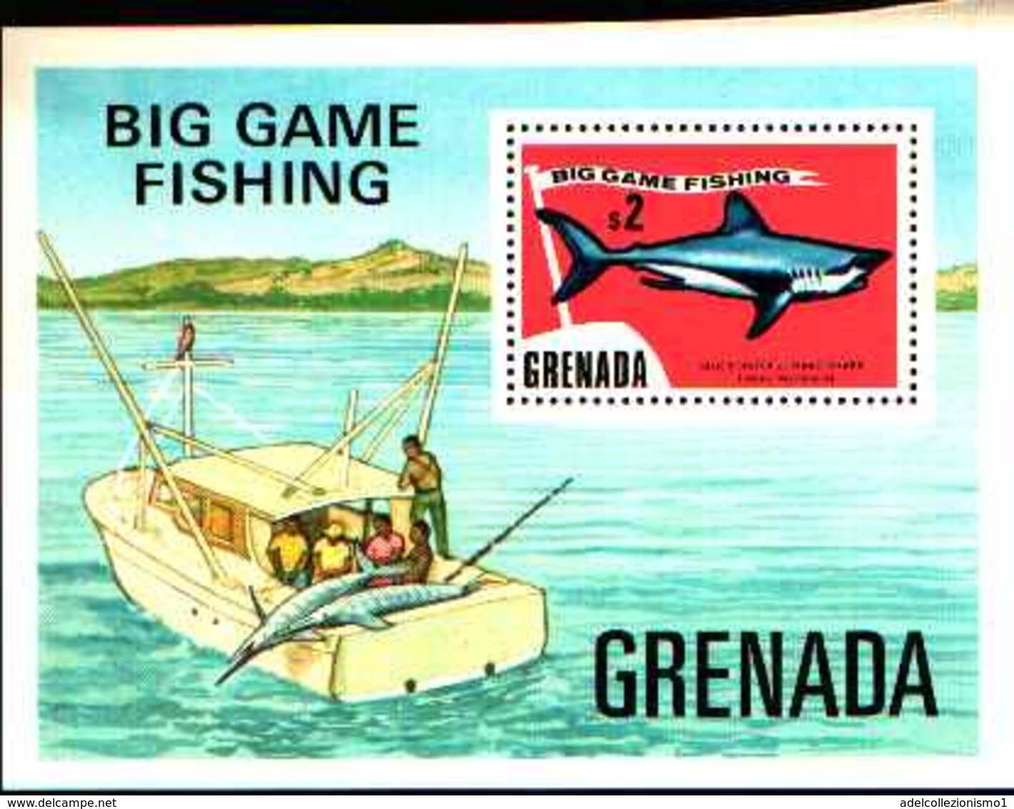 72276) GRENADA- 1975-PESCA SPORTIVA-BF.36-MNH** - Grenada (1974-...)