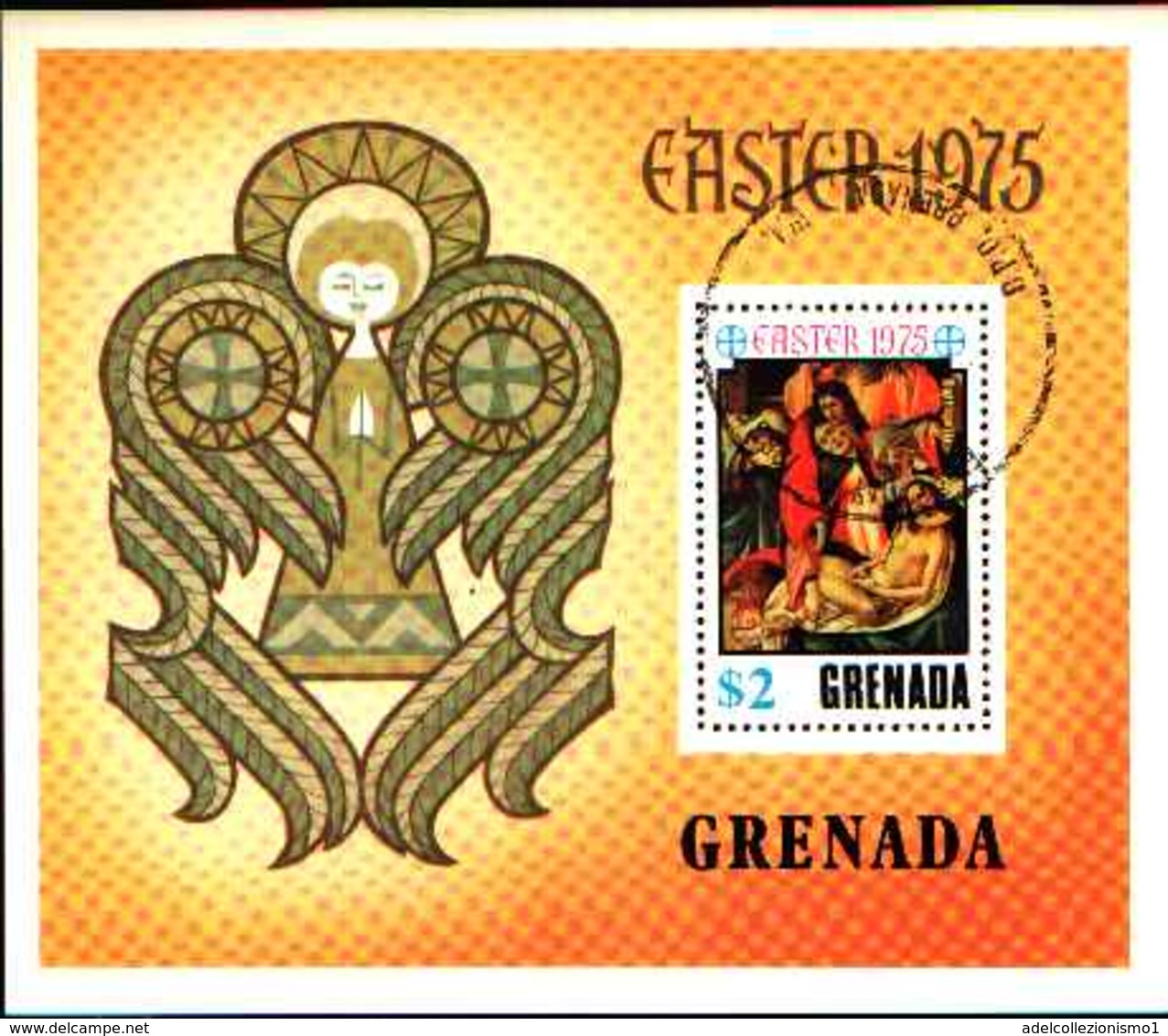 72279) GRENADA- 1975-PASQUA-BF.41 USATO - Grenada (1974-...)