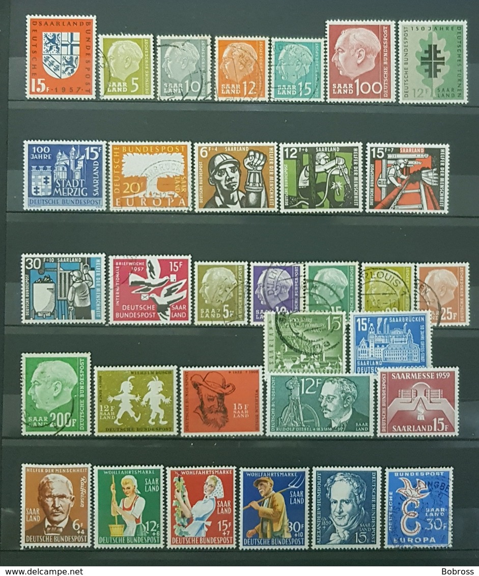 Saar Land 1957 -1958, **,*, Or Used - Sonstige & Ohne Zuordnung