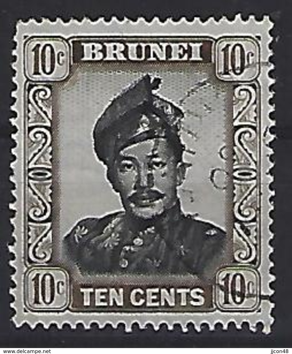 Brunei 1952 Sultan  10c (o) - Brunei (...-1984)