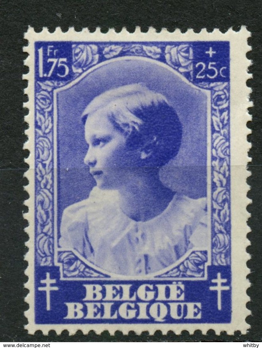 Belgium 1937    1.75f + 25c   Princess Josephine-Charlotte  Issue #B206  MH - Unused Stamps