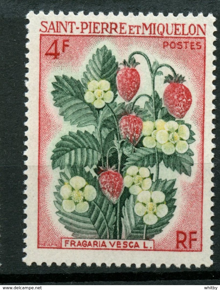 St. Pierre Miquelon 1970 4f Flowers Issue #401  MNH - Unused Stamps