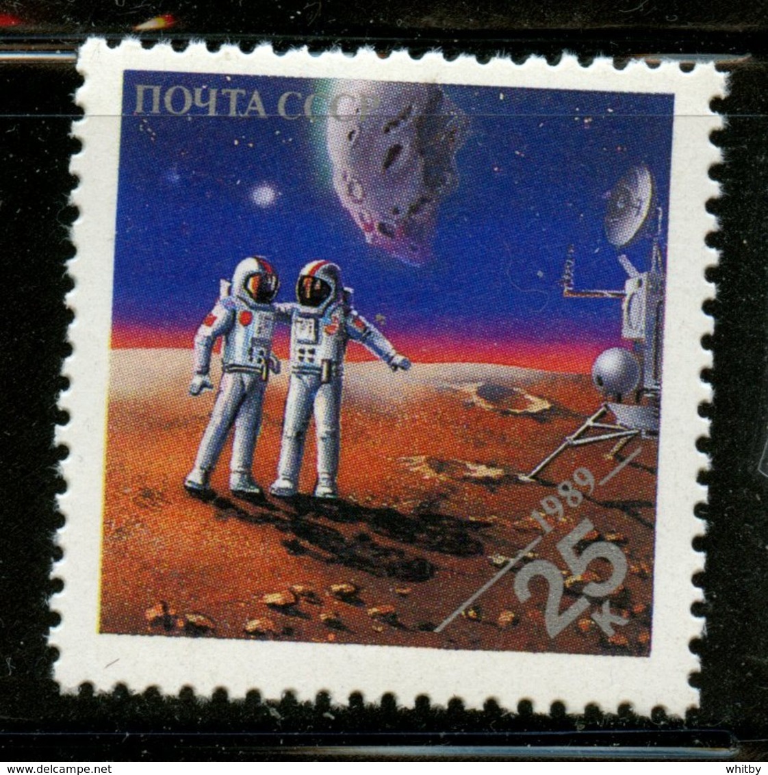 Russia 1989 25k Space Achievements Issue #5835  MNH - Neufs