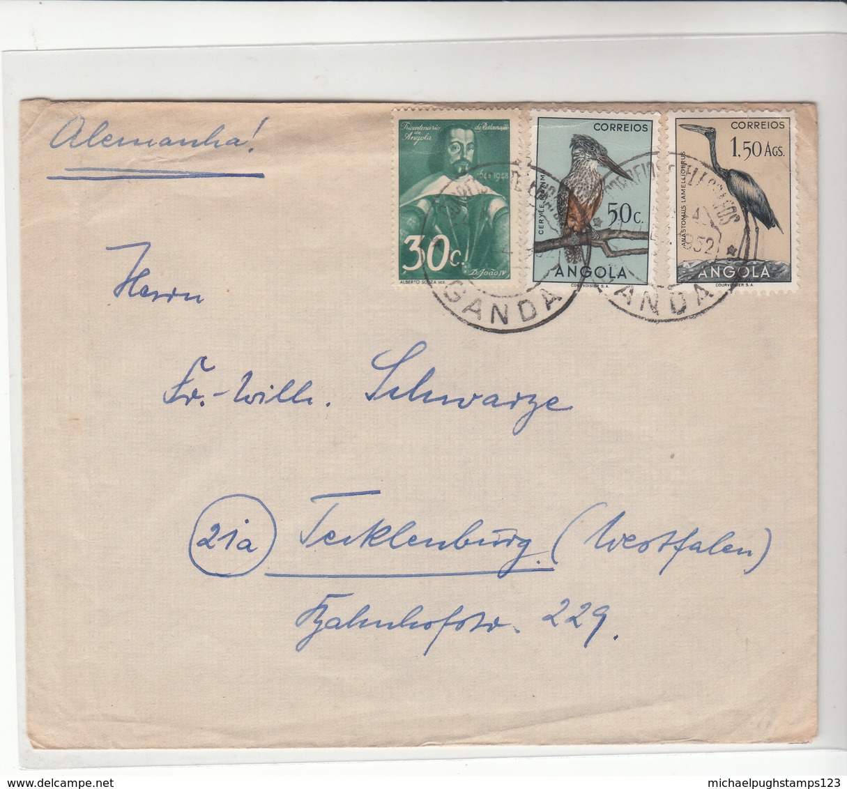 Angola / Birds / Postmarks - Angola