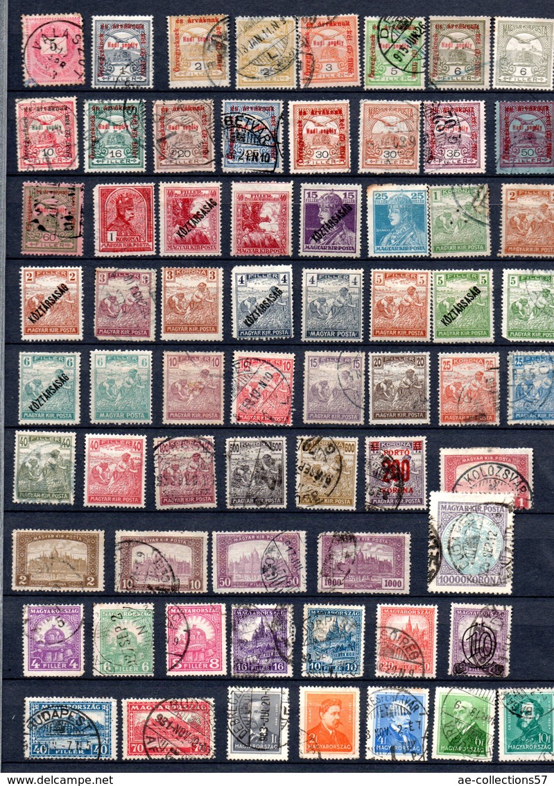 Hongrie / Lots De Timbres / Etats Divers / 4 Pages - Collezioni