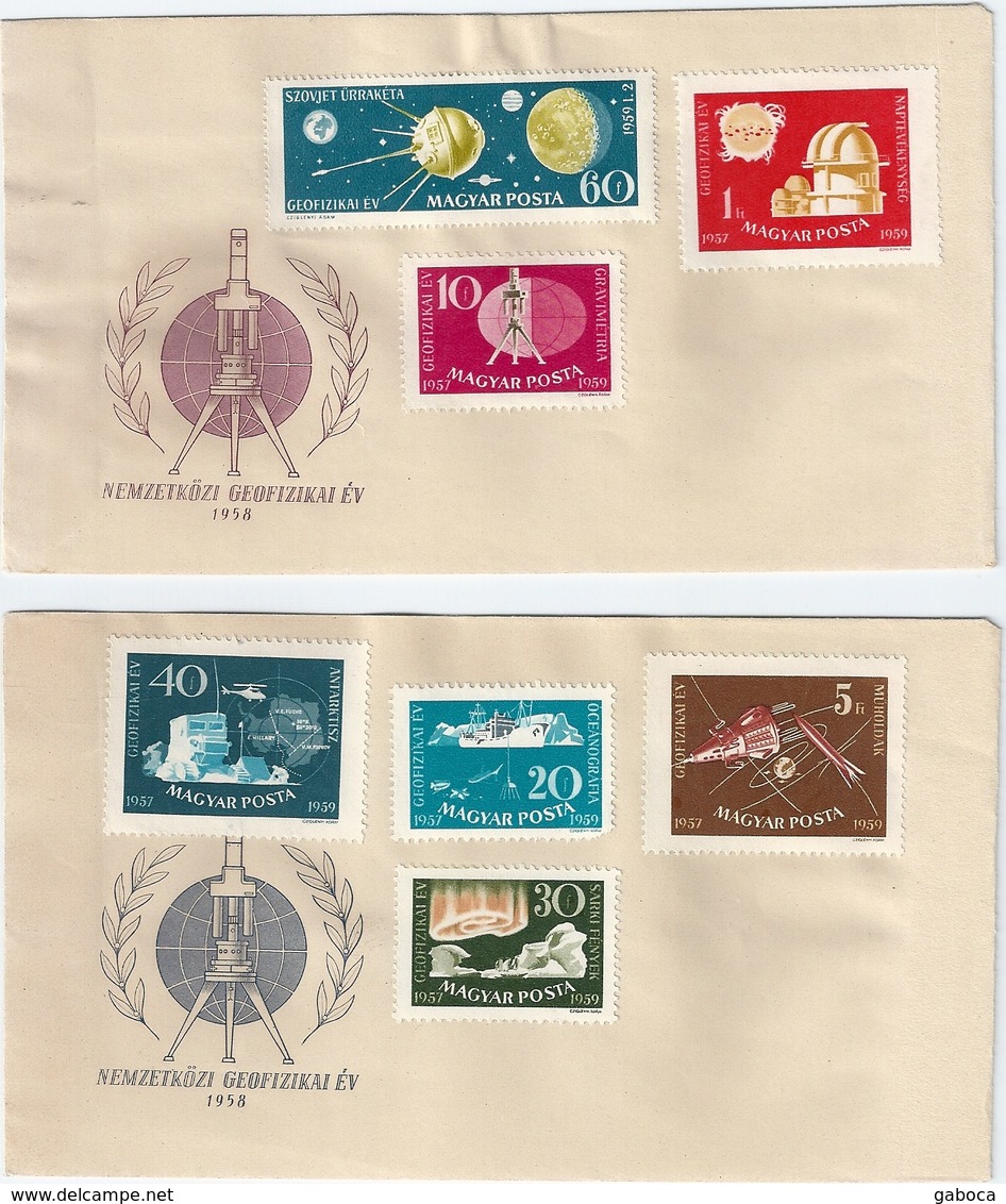 B2093 Hungary Science Polar Space Transport Astronomy FDC Cover - Année Géophysique Internationale