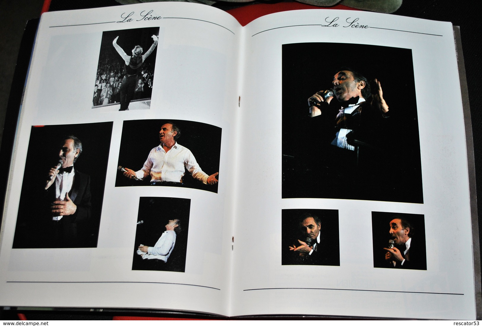 Rare Livret Sur Charles Aznavour De 58 Pages De Photos De Sa Vie - Other Products