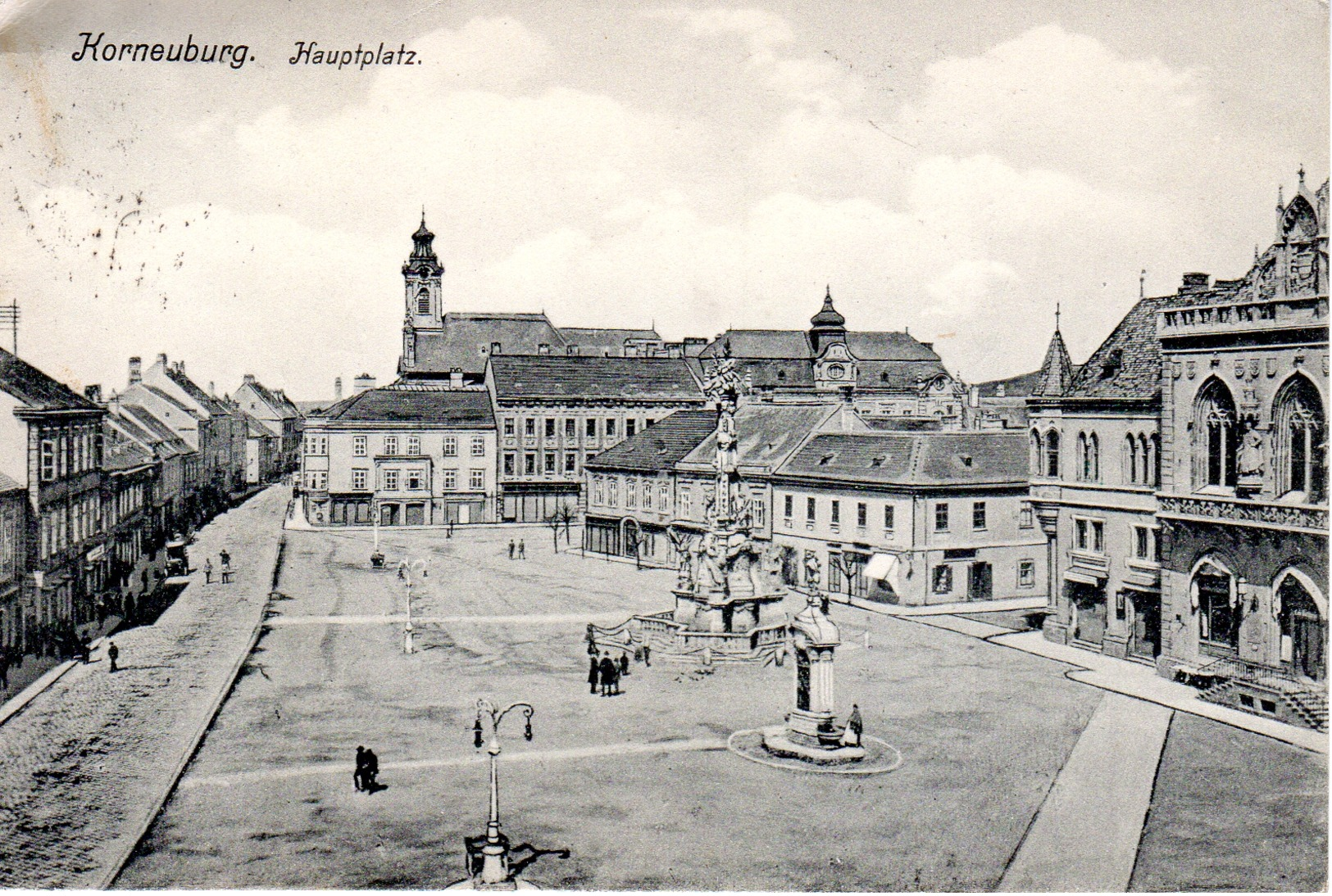 KORNEUBURG, Hauptplatz, Weinviertel, 16.9.1912,  Postkartenverlag K.M.K. - Korneuburg