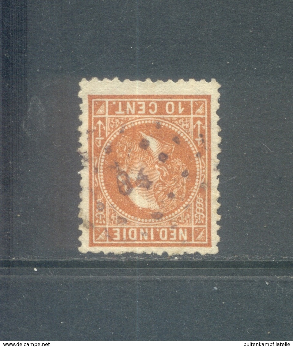 Puntstempel 84 Op Nvph 9      SvL 4 - Niederländisch-Indien